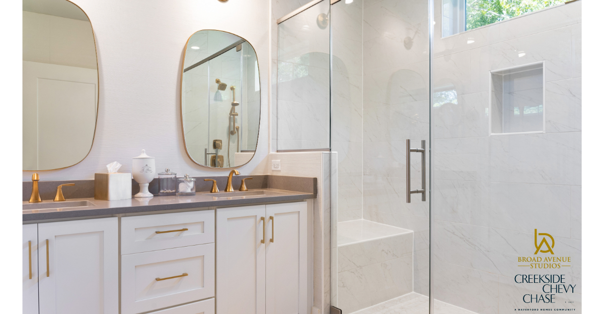 Spa Showers and Freestanding Tubs in Elegantly Designed Baths